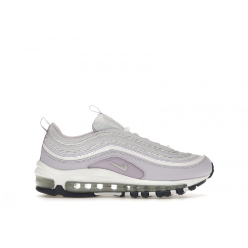 Nike Air Max 97 GS White Violet Frost - подростковая сетка размеров