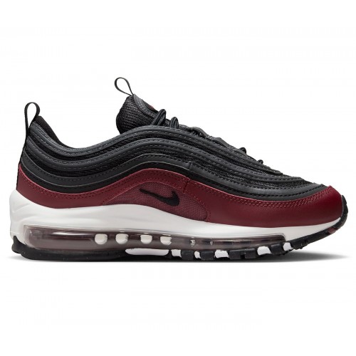 Кроссы Nike Air Max 97 Team Red Anthracite (GS) - подростковая сетка размеров