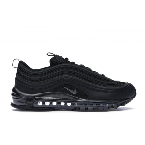 Кроссы Nike Air Max 97 Black Dark Grey (W) - женская сетка размеров