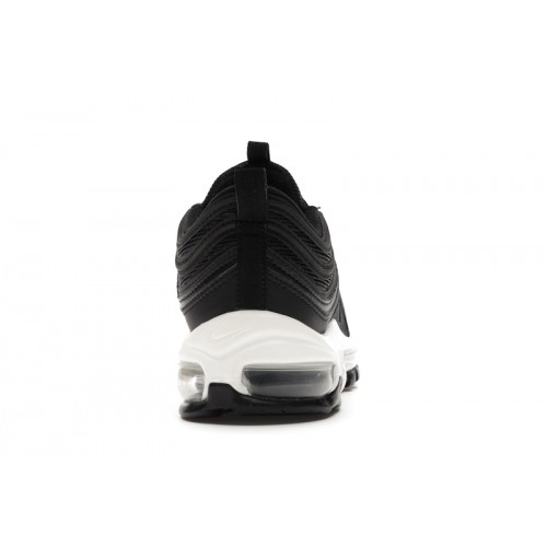 Кроссы Nike Air Max 97 Black Black White (W) - женская сетка размеров