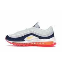 Женские Nike Air Max 97 Midnight Navy Racer Pink Laser Orange (W)