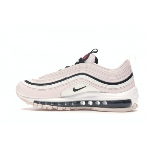 Кроссы Nike Air Max 97 Light Soft Pink Black (W) - женская сетка размеров