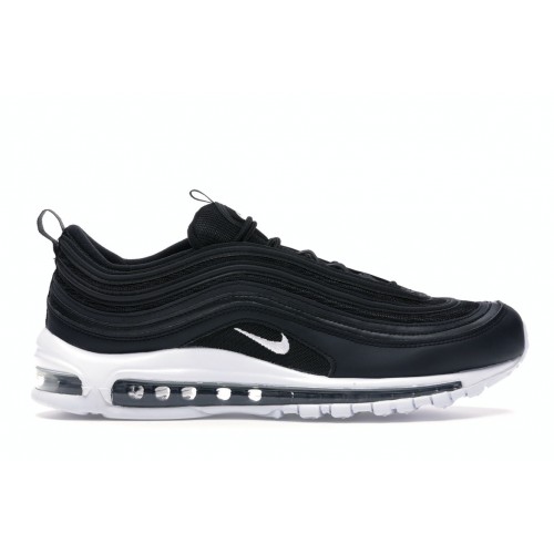 Кроссы Nike Air Max 97 Black White - мужская сетка размеров