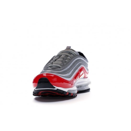 Кроссы Nike Air Max 97 Pure Platinum University Red - мужская сетка размеров