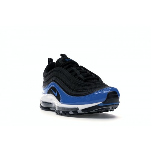 Кроссы Nike Air Max 97 Black Blue Nebula - мужская сетка размеров