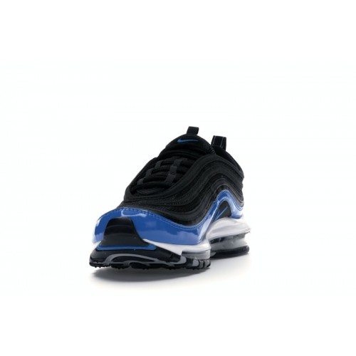 Кроссы Nike Air Max 97 Black Blue Nebula - мужская сетка размеров