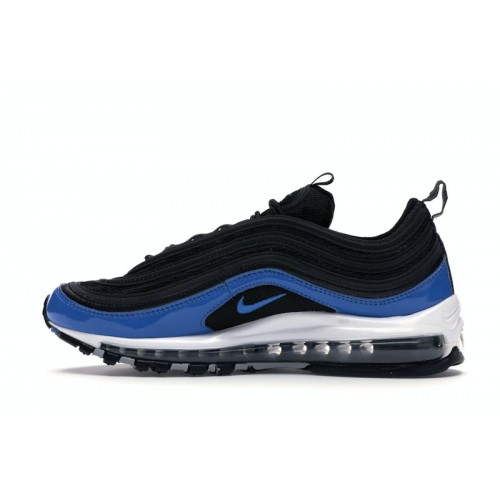 Кроссы Nike Air Max 97 Black Blue Nebula - мужская сетка размеров