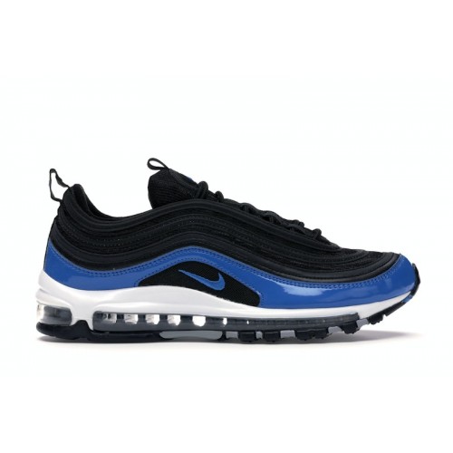 Кроссы Nike Air Max 97 Black Blue Nebula - мужская сетка размеров