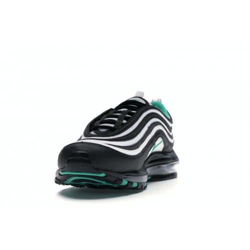 Кроссы Nike Air Max 97 Black Clear Emerald - мужская сетка размеров