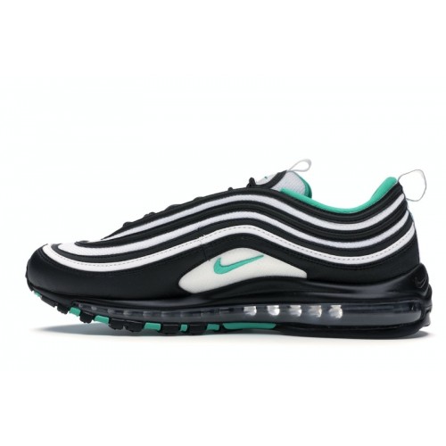 Кроссы Nike Air Max 97 Black Clear Emerald - мужская сетка размеров