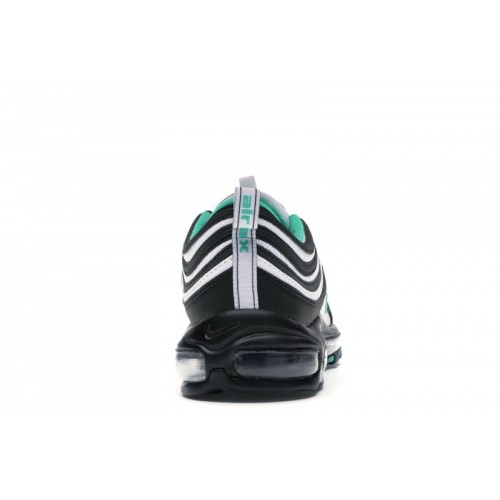 Кроссы Nike Air Max 97 Black Clear Emerald - мужская сетка размеров