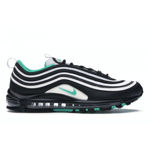 Кроссы Nike Air Max 97 Black Clear Emerald - мужская сетка размеров