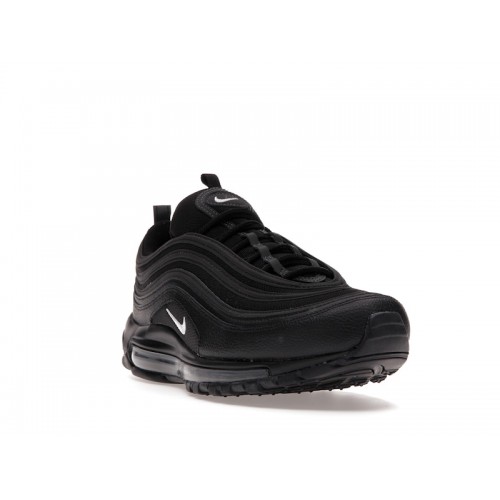 Кроссы Nike Air Max 97 Black White Anthracite - мужская сетка размеров