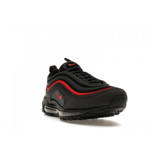 Кроссы Nike Air Max 97 Black Anthracite Picante - мужская сетка размеров