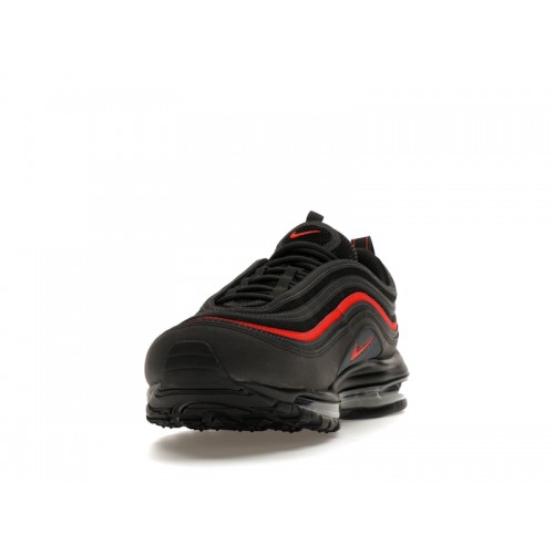 Кроссы Nike Air Max 97 Black Anthracite Picante - мужская сетка размеров