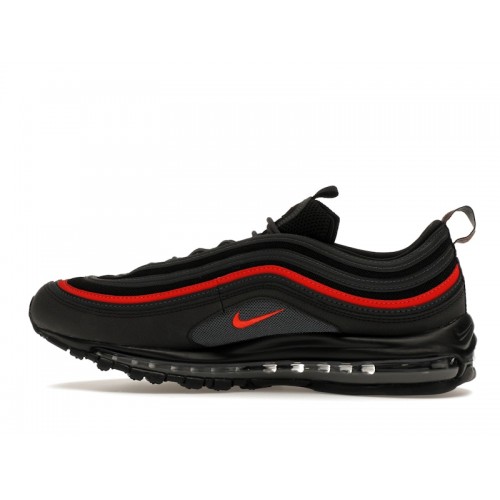 Кроссы Nike Air Max 97 Black Anthracite Picante - мужская сетка размеров