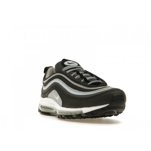 Кроссы Nike Air Max 97 Black Iron Grey Blue Tint - мужская сетка размеров