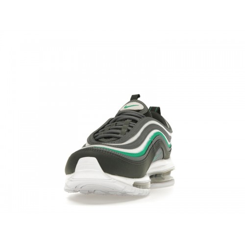 Кроссы Nike Air Max 97 Cool Grey Stadium Green - мужская сетка размеров