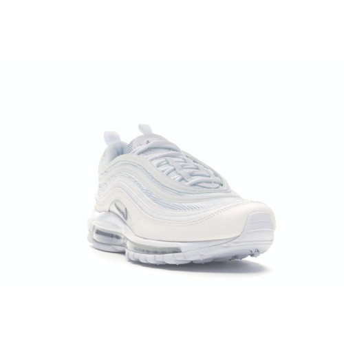 Кроссы Nike Air Max 97 Triple White Wolf Grey - мужская сетка размеров