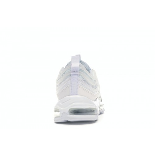 Кроссы Nike Air Max 97 Triple White Wolf Grey - мужская сетка размеров