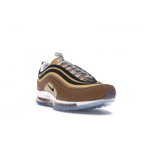 Кроссы Nike Air Max 97 Shipping Box Ale Brown - мужская сетка размеров