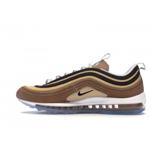 Кроссы Nike Air Max 97 Shipping Box Ale Brown - мужская сетка размеров