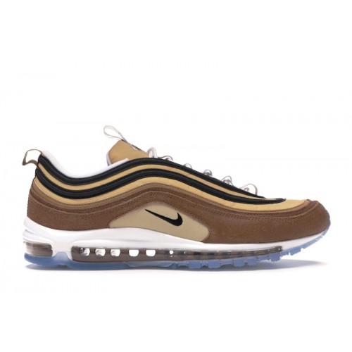 Кроссы Nike Air Max 97 Shipping Box Ale Brown - мужская сетка размеров