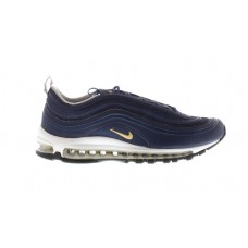 Кроссовки Nike Air Max 97 Midnight Navy Metallic Gold