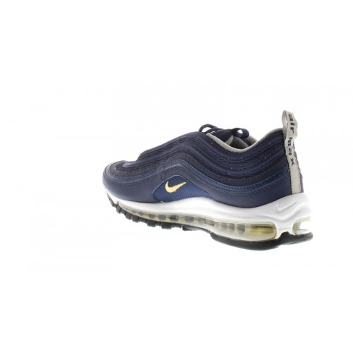 Кроссы Nike Air Max 97 Midnight Navy Metallic Gold - мужская сетка размеров