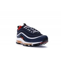Nike Air Max 97 Midnight Navy Habanero Red