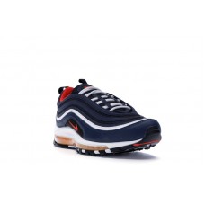 Nike Air Max 97 Midnight Navy Habanero Red