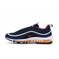 Nike Air Max 97 Midnight Navy Habanero Red