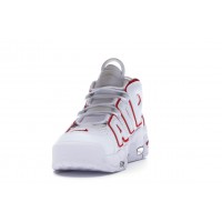 Кроссовки Nike Air More Uptempo White Varsity Red Outline (2018/2021)