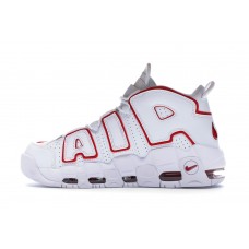 Кроссовки Nike Air More Uptempo White Varsity Red Outline (2018/2021)