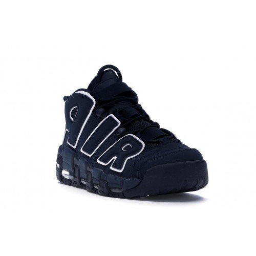 Кроссы Nike Air More Uptempo Obsidian - мужская сетка размеров