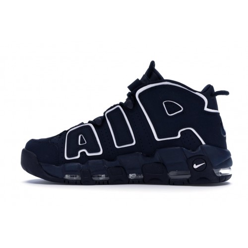 Кроссы Nike Air More Uptempo Obsidian - мужская сетка размеров