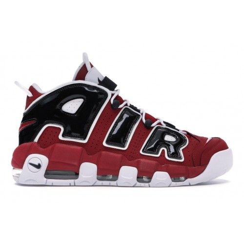 Кроссы Nike Air More Uptempo Bulls Hoops Pack (2017/2021) - мужская сетка размеров