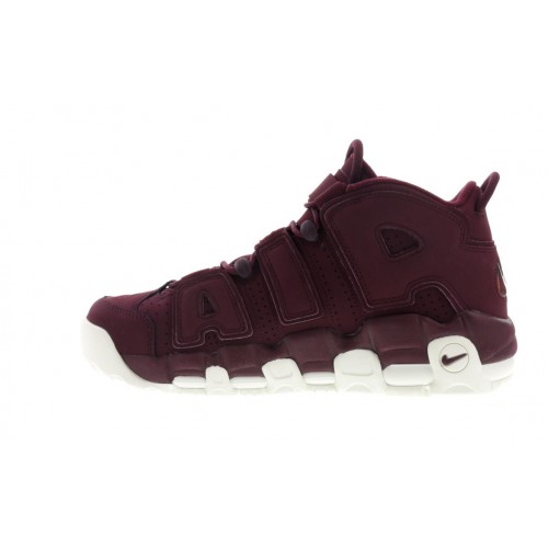 Кроссы Nike Air More Uptempo Night Maroon - мужская сетка размеров