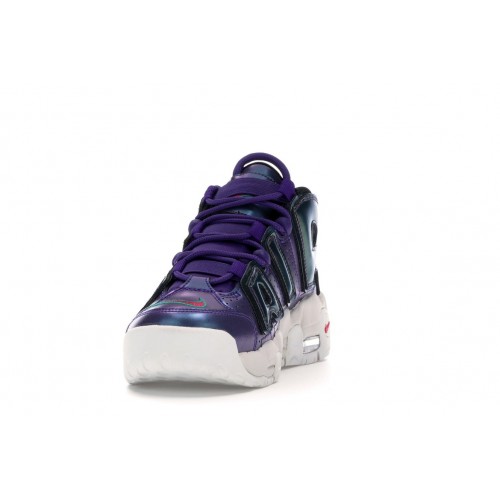 Кроссы Nike Air More Uptempo Iridescent Purple (GS) - подростковая сетка размеров