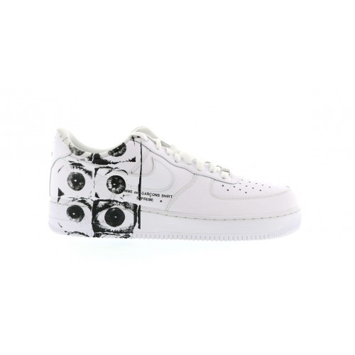 Кроссы Nike Air Force 1 Low Supreme Comme des Garcons Shirt - мужская сетка размеров
