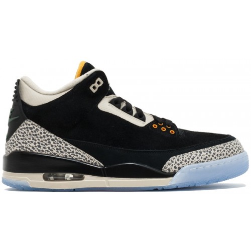Atmos x Air Jordan 3 Retro Safari - мужская сетка размеров