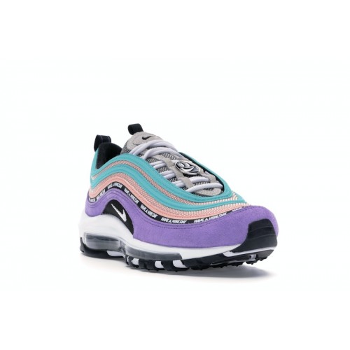 Кроссы Nike Air Max 97 Have a Nike Day (GS) - подростковая сетка размеров