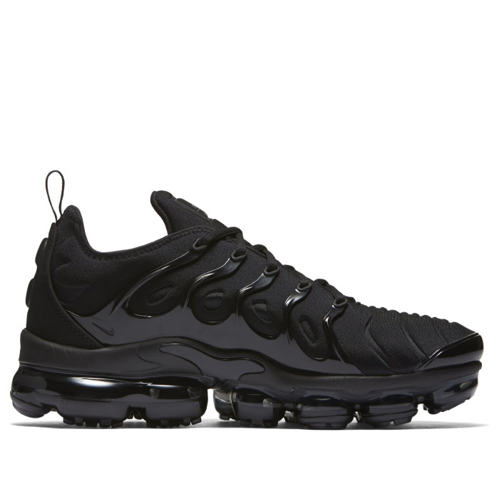 Nike Air VaporMax Plus Triple Black - мужская сетка размеров Nike Air VaporMax Plus Triple Black - мужская сетка размеров