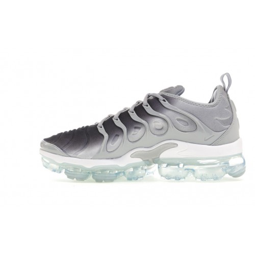 Кроссы Nike Air VaporMax Plus Wolf Grey Black - мужская сетка размеров