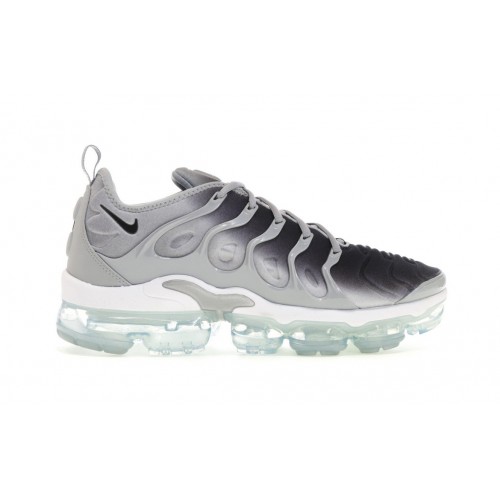 Кроссы Nike Air VaporMax Plus Wolf Grey Black - мужская сетка размеров