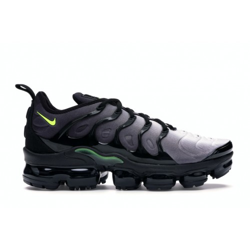 Кроссы Nike Air VaporMax Plus Black Volt - мужская сетка размеров