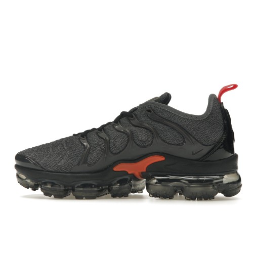 Кроссы Nike Air VaporMax Plus Cool Grey Team Orange - мужская сетка размеров