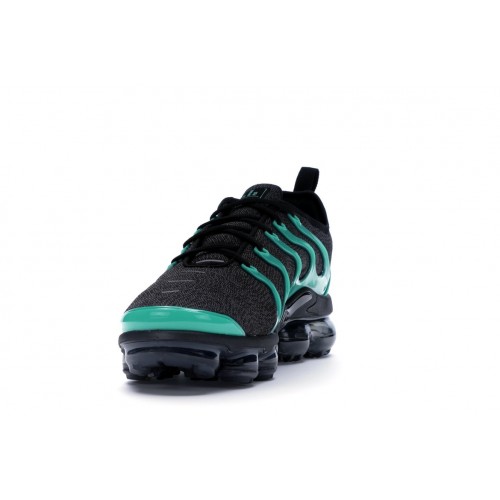 Кроссы Nike Air VaporMax Plus Black Clear Emerald - мужская сетка размеров