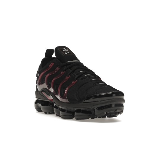 Кроссы Nike Air VaporMax Plus Black Noble Red - мужская сетка размеров