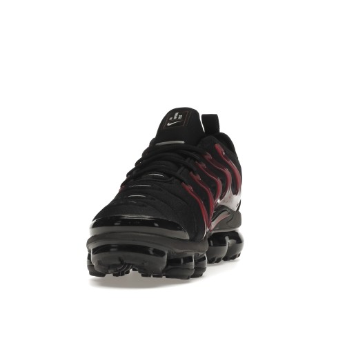 Кроссы Nike Air VaporMax Plus Black Noble Red - мужская сетка размеров